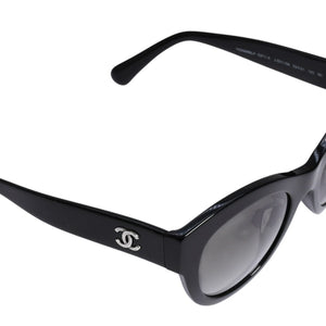 CHANEL シャネル ウェリントン サングラス アイウェア 5371-A c.501/S6 サイズ52□21 140 ココマーク ブラック 美品 中古 4a003739