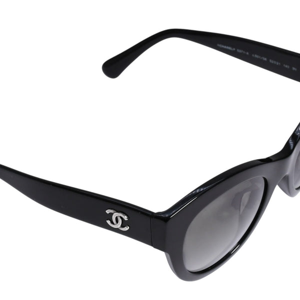 CHANEL シャネル ウェリントン サングラス アイウェア 5371-A c.501/S6 サイズ52□21 140 ココマーク ブラック 美品 中古 4a003739