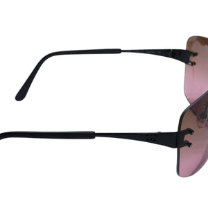 CHANEL シャネル リムレス サングラス アイウェア 4006 c.101/77 サイズ64□16 125 ココマーク グラデーション 美品 中古 4a003730