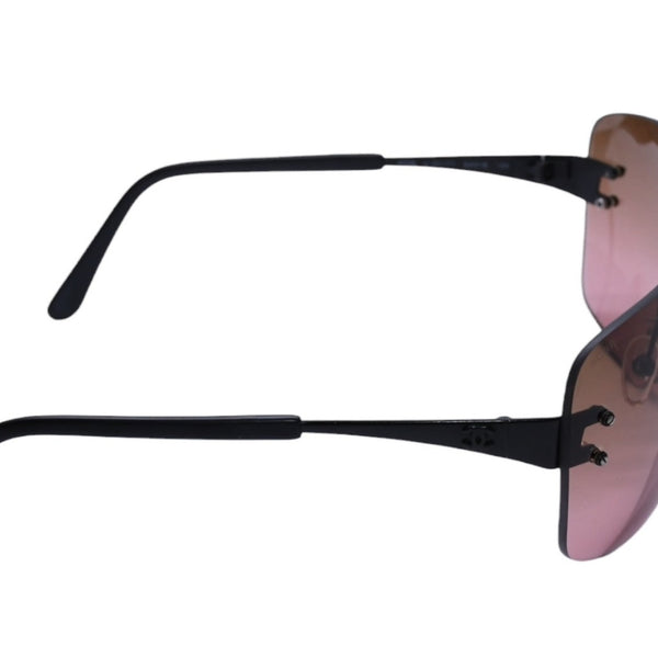 CHANEL シャネル リムレス サングラス アイウェア 4006 c.101/77 サイズ64□16 125 ココマーク グラデーション 美品 中古 4a003730