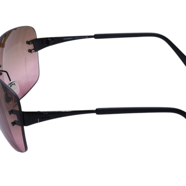 CHANEL シャネル リムレス サングラス アイウェア 4006 c.101/77 サイズ64□16 125 ココマーク グラデーション 美品 中古 4a003730