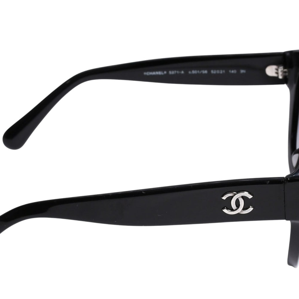 CHANEL シャネル ウェリントン サングラス アイウェア 5371-A c.501/S6 サイズ52□21 140 ココマーク ブラック 美品 中古 4a003739