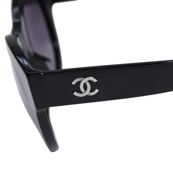 CHANEL シャネル ウェリントン サングラス アイウェア 5371-A c.501/S6 サイズ52□21 140 ココマーク ブラック 美品 中古 4a003739