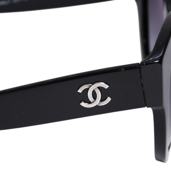 CHANEL シャネル ウェリントン サングラス アイウェア 5371-A c.501/S6 サイズ52□21 140 ココマーク ブラック 美品 中古 4a003739