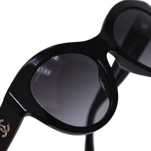 CHANEL シャネル ウェリントン サングラス アイウェア 5371-A c.501/S6 サイズ52□21 140 ココマーク ブラック 美品 中古 4a003739