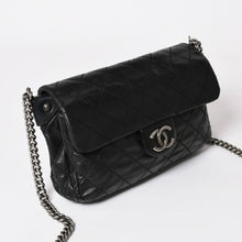 画像をギャラリービューアに読み込む, CHANEL シャネル ワイルドステッチ Sフラップ Sチェーンショルダーバッグ 17番台 ココマーク カーフレザー ブラック 美品 中古 4a003743