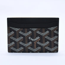 Load image into Gallery viewer, 極美品 GOYARD ゴヤール サン・シュルピス カードケース STSULPPMLTY01CL01X ブラック ゴヤールディンキャンバス 中古 4a004261