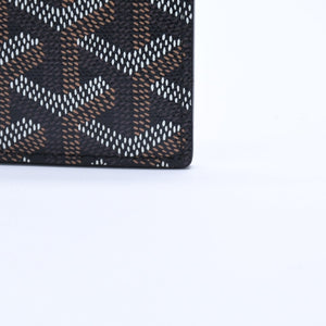 極美品 GOYARD ゴヤール サン・シュルピス カードケース STSULPPMLTY01CL01X ブラック ゴヤールディンキャンバス 中古 4a004261