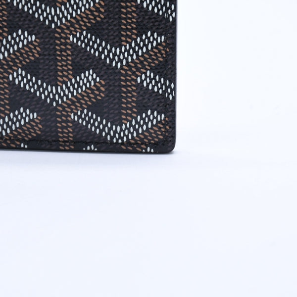 極美品 GOYARD ゴヤール サン・シュルピス カードケース STSULPPMLTY01CL01X ブラック ゴヤールディンキャンバス 中古 4a004261