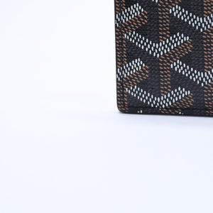 極美品 GOYARD ゴヤール サン・シュルピス カードケース STSULPPMLTY01CL01X ブラック ゴヤールディンキャンバス 中古 4a004261