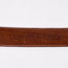Load image into Gallery viewer, 極美品 CHROME HEARTS クロムハーツ ベルト ストラップ サイズ34 セメタリー クロスパッチ シルバー925 レザー 中古 4a003757