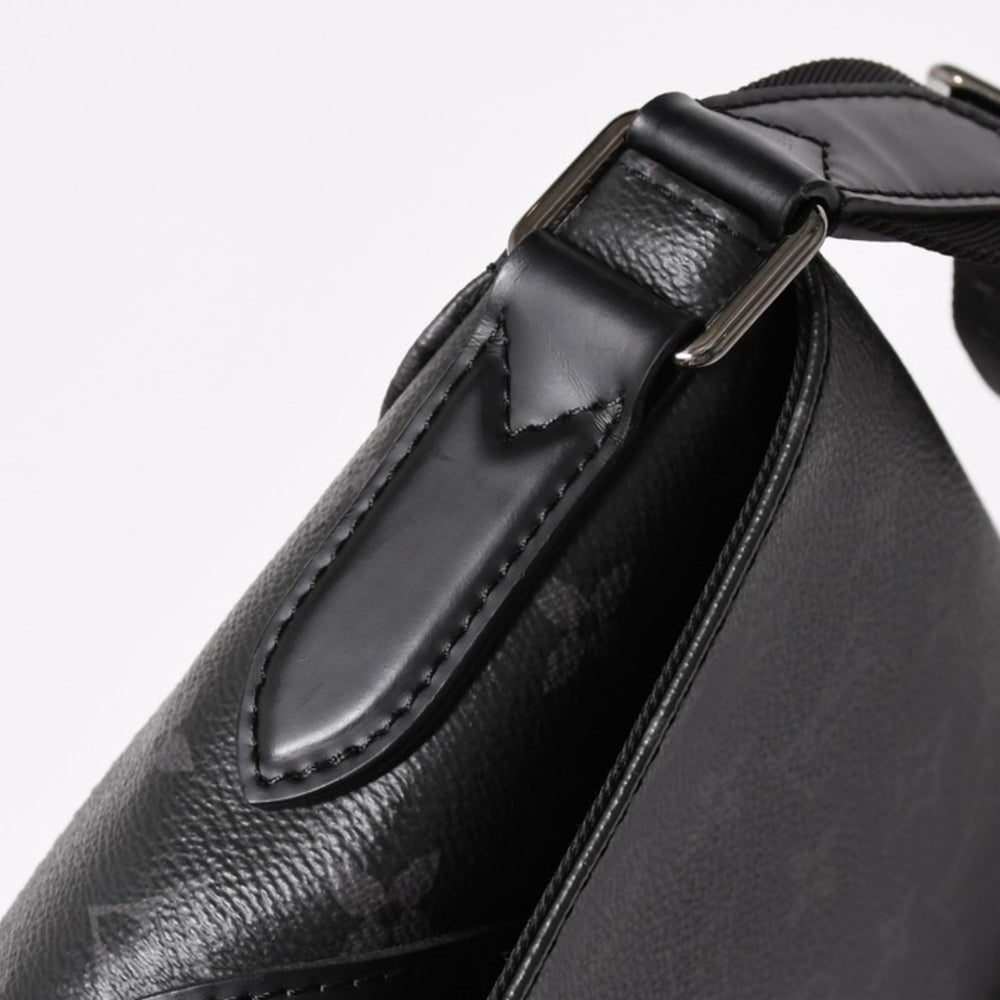 Very good condition LOUIS VUITTON Messenger PM Explorer Monogram Black Eclipse M40565 Silver hardware Used 4a003674