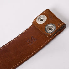 Load image into Gallery viewer, 極美品 CHROME HEARTS クロムハーツ ベルト ストラップ サイズ34 セメタリー クロスパッチ シルバー925 レザー 中古 4a003757