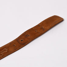 Load image into Gallery viewer, 極美品 CHROME HEARTS クロムハーツ ベルト ストラップ サイズ34 セメタリー クロスパッチ シルバー925 レザー 中古 4a003757