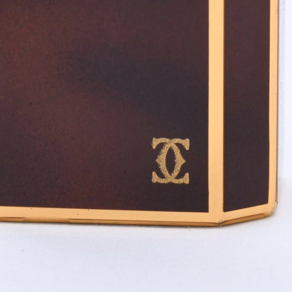 Cartier Cartier Oval Lighter Gold Black Lacquer Gas Lighter Lacquer Brown Good Condition Used 4a002334