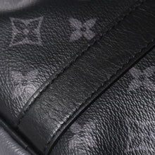 画像をギャラリービューアに読み込む, LOUIS LVUITTON ルイヴィトン キーポル・バンドリエール 50 ブラック グレー シルバー金具 M45392 美品 中古 4a004494
