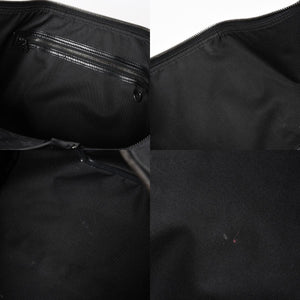 極美品 LOUIS LVUITTON ルイヴィトン キーポル・バンドリエール 50 ブラック グレー シルバー金具 M45392 中古 4a004494