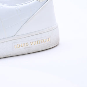 LOUIS VUITTON ルイヴィトン スニーカー ホワイト アイボリー ゴールド金具 サイズ34 2/1 美品 中古 4a003765