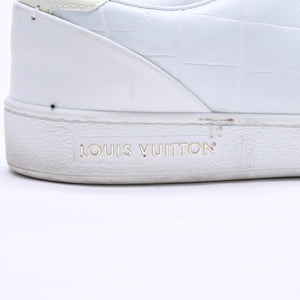 LOUIS VUITTON ルイヴィトン スニーカー ホワイト アイボリー ゴールド金具 サイズ34 2/1 美品 中古 4a003765