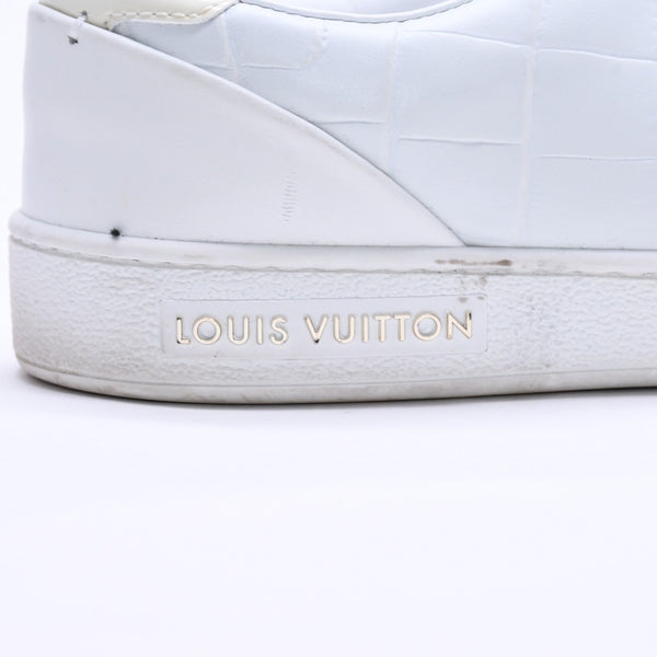 LOUIS VUITTON ルイヴィトン スニーカー ホワイト アイボリー ゴールド金具 サイズ34 2/1 美品 中古 4a003765