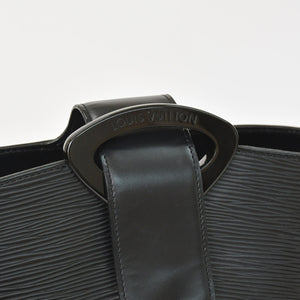 極美品 LOUIS VUITTON ルイヴィトン レヴリ ワンショルダーバッグ ハンドバッグ M52162 ブラック エピレザー 中古 4a003500