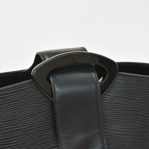極美品 LOUIS VUITTON ルイヴィトン レヴリ ワンショルダーバッグ ハンドバッグ M52162 ブラック エピレザー 中古 4a003500
