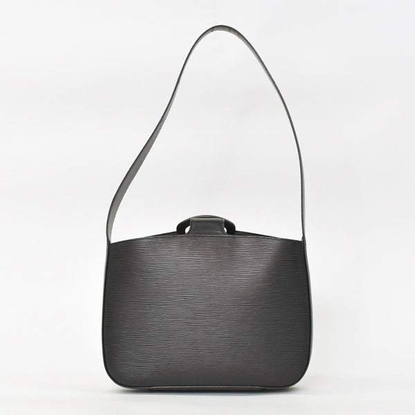 極美品 LOUIS VUITTON ルイヴィトン レヴリ ワンショルダーバッグ ハンドバッグ M52162 ブラック エピレザー 中古 4a003500
