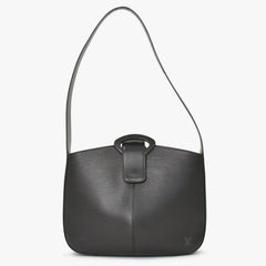 極美品 LOUIS VUITTON ルイヴィトン レヴリ ワンショルダーバッグ ハンドバッグ M52162 ブラック エピレザー 中古 4a003500