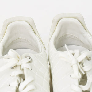 LOUIS VUITTON Men's Sneakers White Front Low Line Leather Sneakers MS0185 Good Condition Used 4a003766