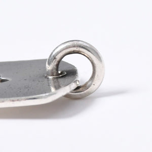 CHROME HEARTS クロムハーツ D TAG LRG CROSS DAGG カットアウトクロス クロスラージドッグタグ 重量約17.5g シルバー925 美品 中古 4a001536
