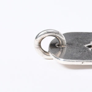 CHROME HEARTS クロムハーツ D TAG LRG CROSS DAGG カットアウトクロス クロスラージドッグタグ 重量約17.5g シルバー925 美品 中古 4a001536