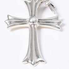 Load image into Gallery viewer, CHROME HEARTS クロムハーツ ラージCHクロスキーリングウィズダガーキーリング チャーム ペンダントトップ シルバー925 アクセサリー 重量55.2g 美品 中古 4a001133