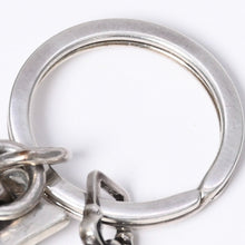 Load image into Gallery viewer, 極美品 CHROME HEARTS クロムハーツ CH CRS LG &amp; No5 DGGR ラージクロス ダガー キーリング 重量約52.0g 中古 4a003786