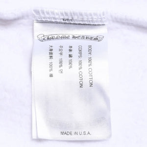 CHROME HEARTS Sweat Horseshoe Floral Cross Pull Scroll Label Logo L Size Good Condition Used 4a003780