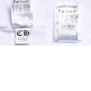 CHROME HEARTS Sweat Horseshoe Floral Cross Pull Scroll Label Logo L Size Good Condition Used 4a003780