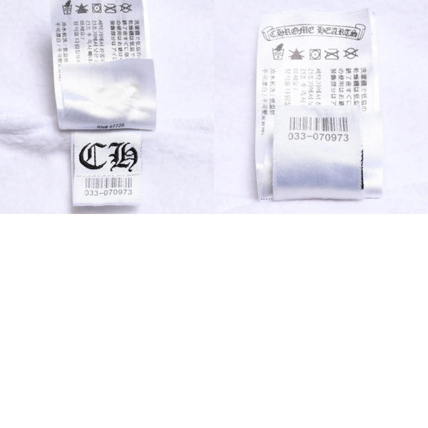 CHROME HEARTS Sweat Horseshoe Floral Cross Pull Scroll Label Logo L Size Good Condition Used 4a003780