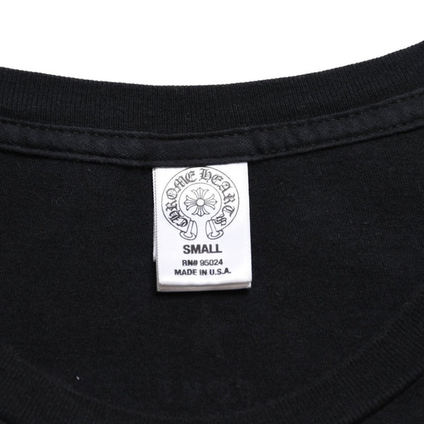 CHROME HEARTS FOTI Short Sleeve Print T-shirt Joe Foti Skull Horseshoe CH Cross Black Red Lame Print S Size Good Condition Used 4a003855