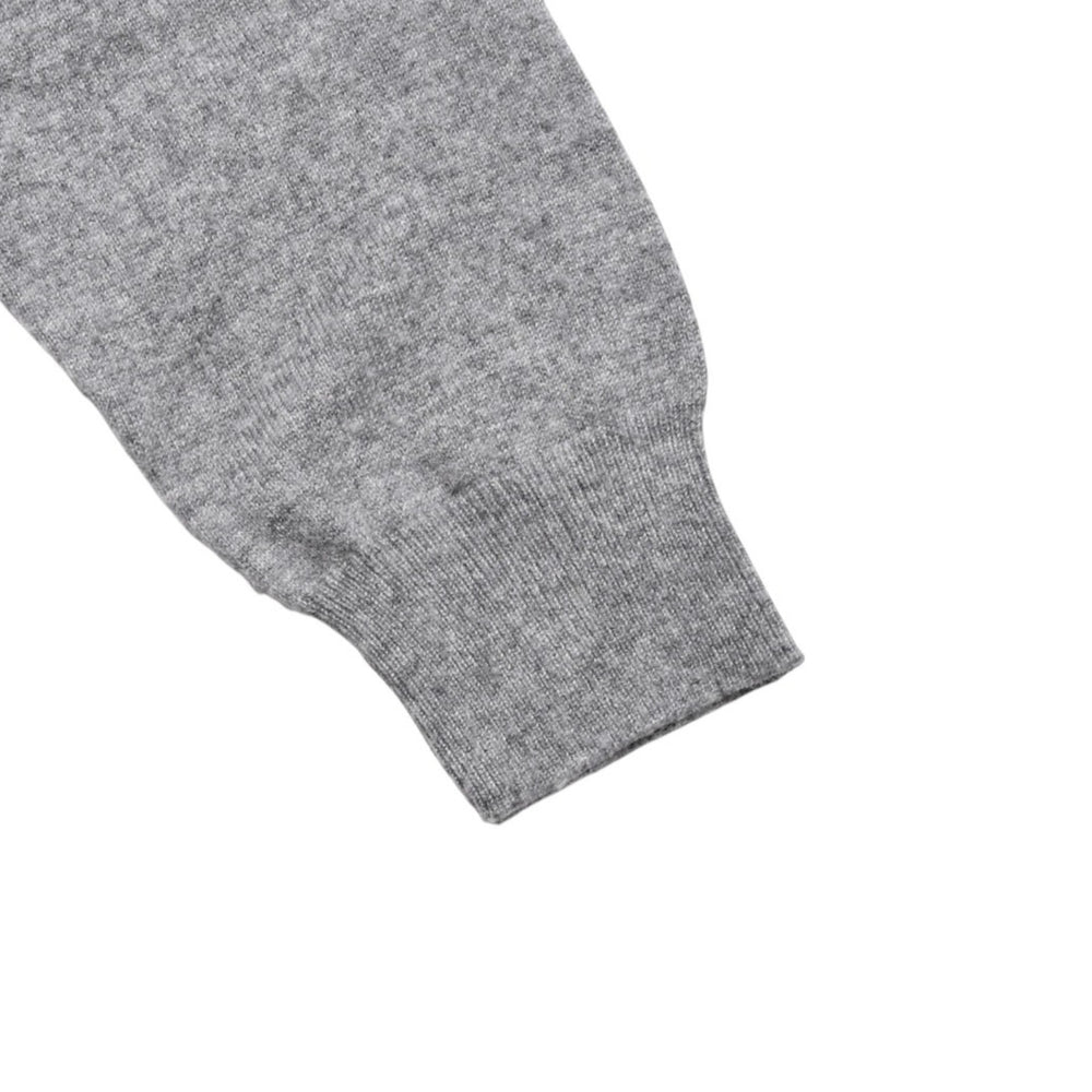 Very Good Condition LOEWE Gray Henley Neck Knit Pullover Knit Size M Cashmere 1727170 Used 4a001953