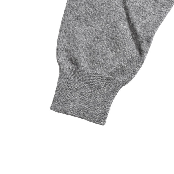 Very Good Condition LOEWE Gray Henley Neck Knit Pullover Knit Size M Cashmere 1727170 Used 4a001953