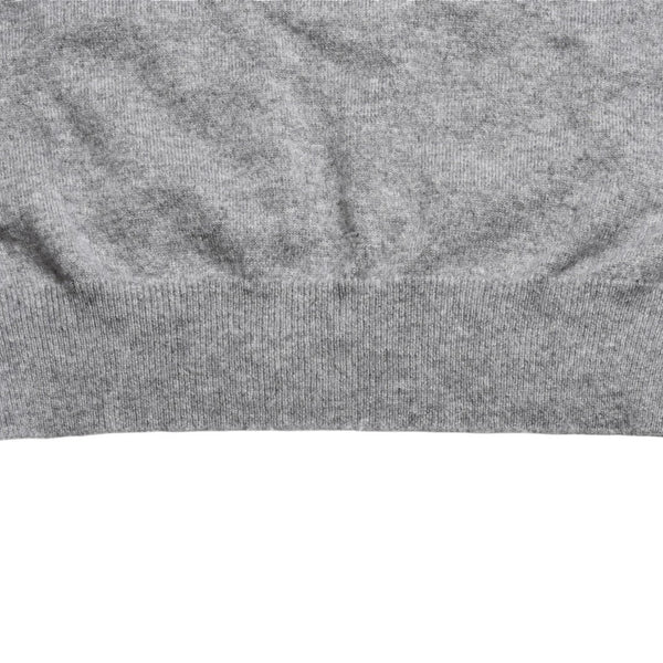 Very Good Condition LOEWE Gray Henley Neck Knit Pullover Knit Size M Cashmere 1727170 Used 4a001953