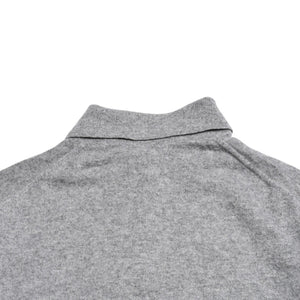 Very Good Condition LOEWE Gray Henley Neck Knit Pullover Knit Size M Cashmere 1727170 Used 4a001953