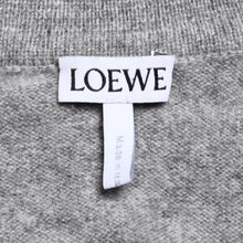 画像をギャラリービューアに読み込む, 極美品 LOEWE ロエベ グレー ヘンリーネックニットプルオーバー ニット サイズM カシミヤ 1727170 中古 4a001953