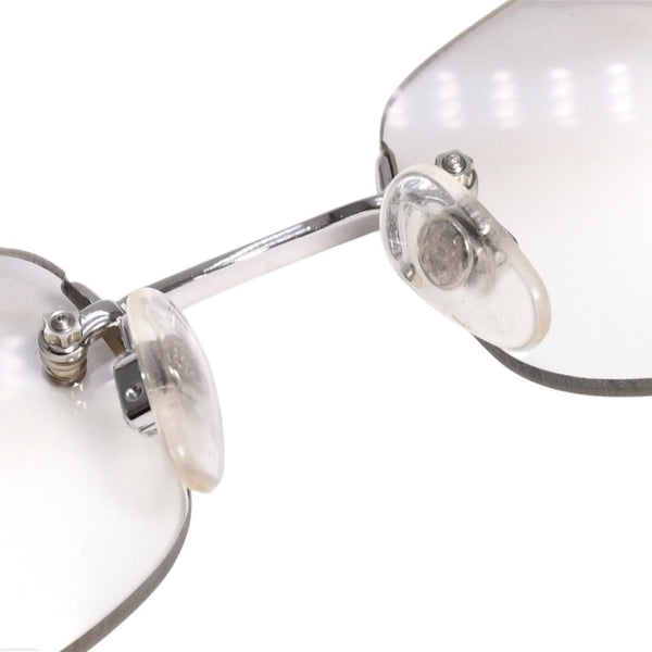 極美品 CHANEL シャネル リムレス サングラス アイウェア 4067 c.124/6I サイズ57□18 130 ココマーク クリア 中古 4a003735