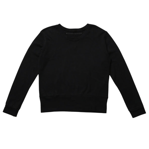 Very good condition CHROME HEARTS RS3 Cross Crew Neck Scroll Label Sweatshirt Black Used 4a003781