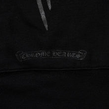 Load image into Gallery viewer, 極美品 CHROME HEARTS クロムハーツ RS3クロス クルーネック スクロールラベル スウェット ブラック 中古 4a003781