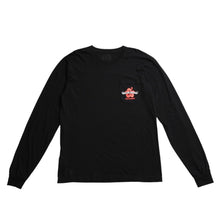 Load image into Gallery viewer, CHROME HEARTS クロムハーツ ホノルル限定 バックスクロールロゴ ロングスリーブTシャツ ハイビスカス スクロールラベルロゴ ブラック ロンT 長袖Tシャツ ブラック Lサイズ 美品 中古 4a003777