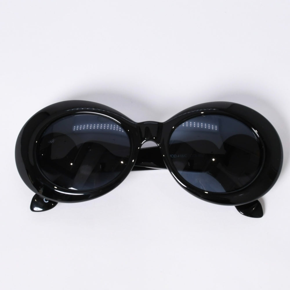 極美品 VERSACE ヴェルサーチ サングラス アイウェア MOD.418/C メデューサ ブラック ゴールド 中古 4a003718