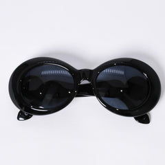 極美品 VERSACE ヴェルサーチ サングラス アイウェア MOD.418/C メデューサ ブラック ゴールド 中古 4a003718