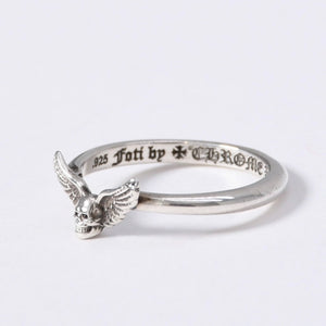 Very good condition CHROME HEARTS FOTI BBLGM MAHALIA bubblegum ring weight 1.42g size 6 silver 925 used 4a003795