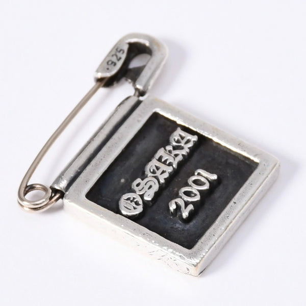 CHROME HEARTS FRAMED SAFETY PIN OSAKA Safety pin Osaka limited frame Weight approx. 8.76g Silver 925 Good condition Used 4a003796